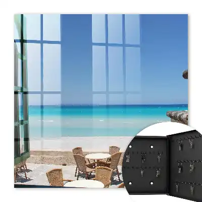 Entspannung am Meer im blauen Meer