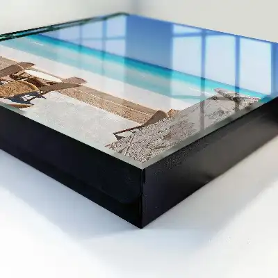 Entspannung am Meer im blauen Meer