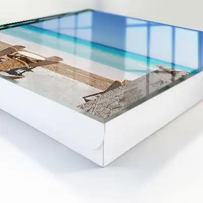 Entspannung am Meer im blauen Meer