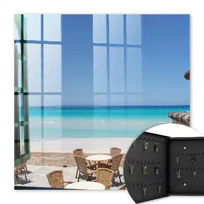 Entspannung am Meer im blauen Meer
