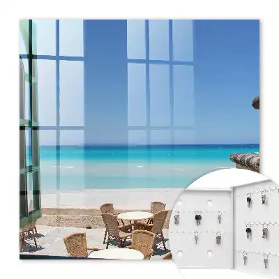 Entspannung am Meer im blauen Meer