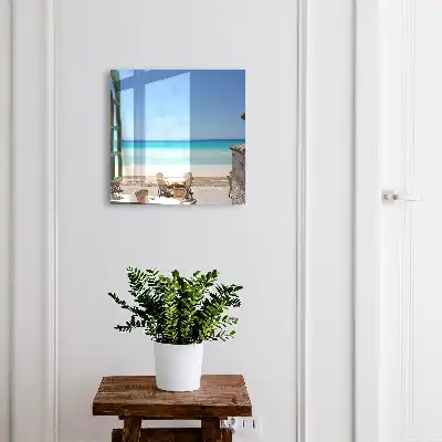 Entspannung am Meer im blauen Meer