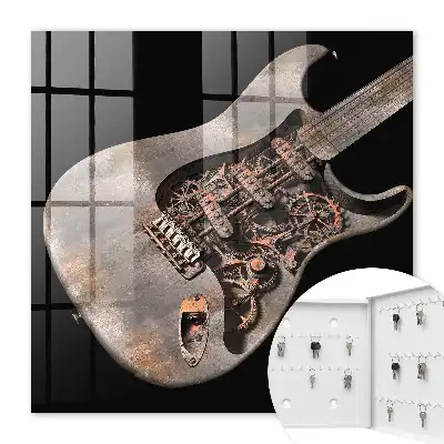 Mechanische Gitarre mit Zahnrädern und Getriebe