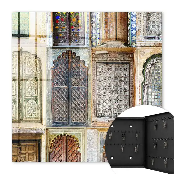 Bunte Fenster mit Akzenten