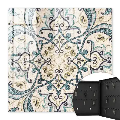 Türkisbeige Ornament