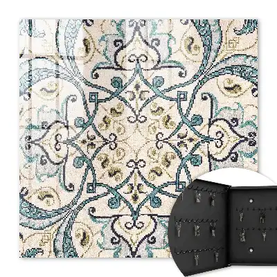 Türkisbeige Ornament