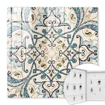 Türkisbeige Ornament