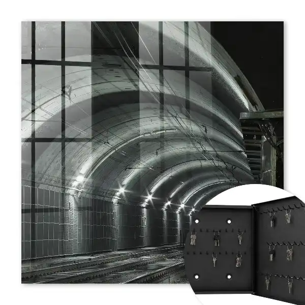 Eisenbahntunnel mit dynamischen Kurven