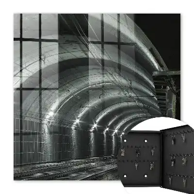 Eisenbahntunnel mit dynamischen Kurven