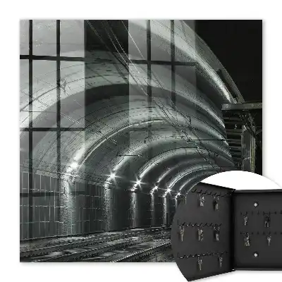 Eisenbahntunnel mit dynamischen Kurven
