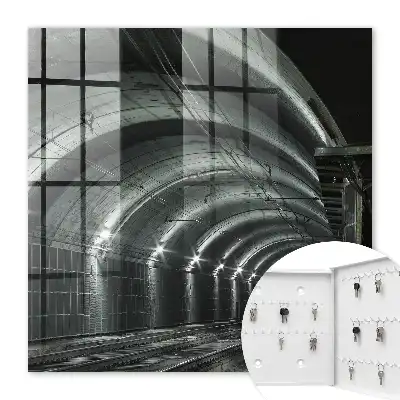 Eisenbahntunnel mit dynamischen Kurven