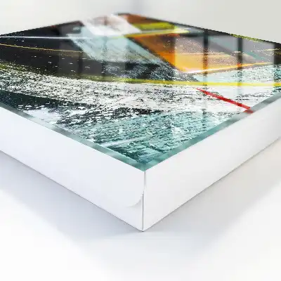 Ein farbenfroher Wirbel aus Farben und Formen