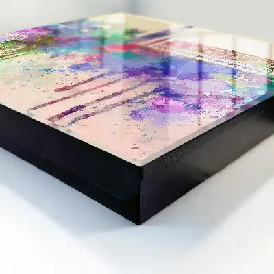 Urbanes Aquarell mit Flecken