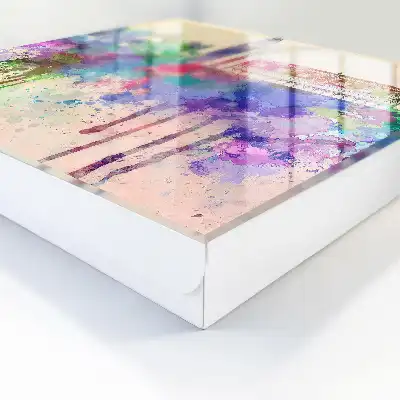 Urbanes Aquarell mit Flecken