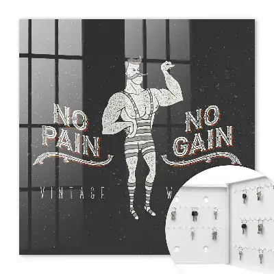 Retro-Motivationsspruch für Kraftsportler
