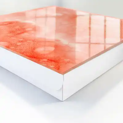 Orangefarbene Abstraktion im Hintergrund