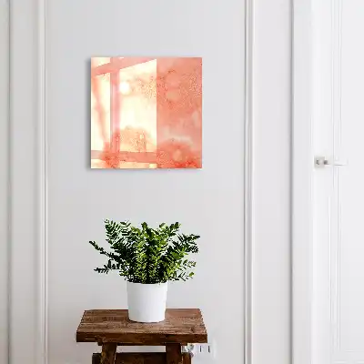 Orangefarbene Abstraktion im Hintergrund