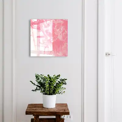 Der rosa Zephyr einer dynamischen Komposition
