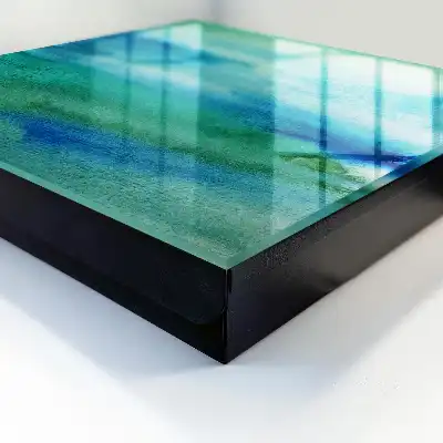 Aquarell blaugrün