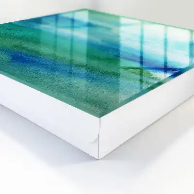 Aquarell blaugrün