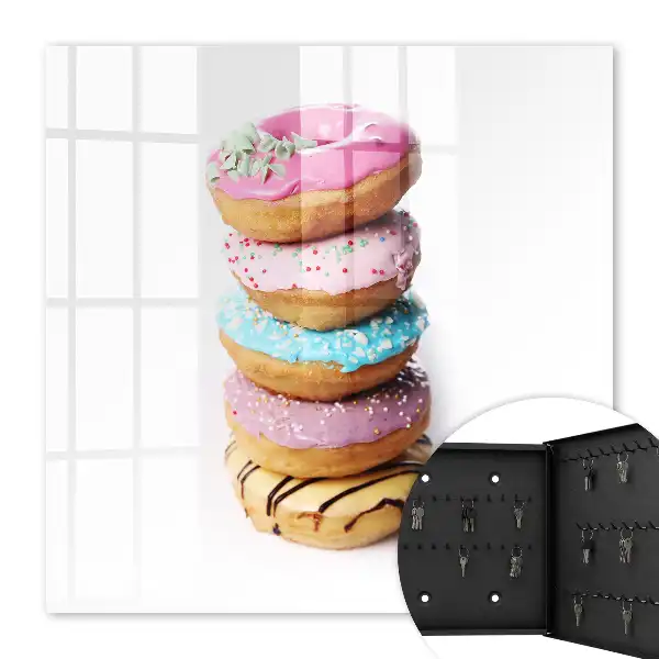 Bunte Donuts aus einer leckeren Komposition