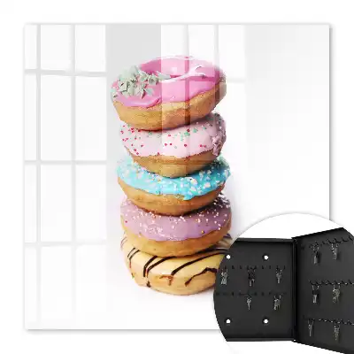 Bunte Donuts aus einer leckeren Komposition
