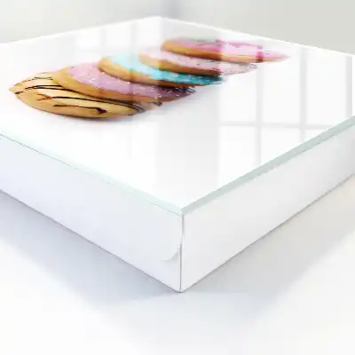 Bunte Donuts aus einer leckeren Komposition