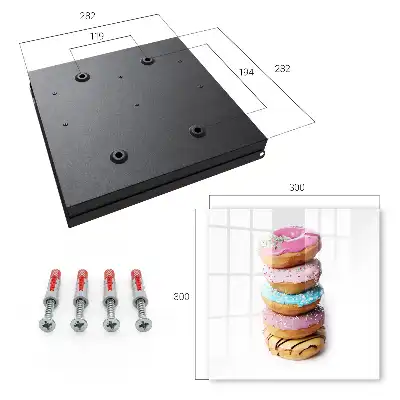 Bunte Donuts aus einer leckeren Komposition