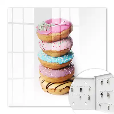 Bunte Donuts aus einer leckeren Komposition