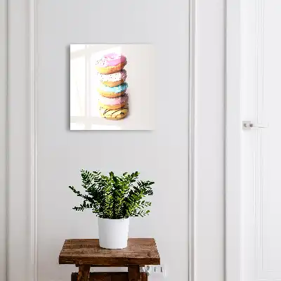 Bunte Donuts aus einer leckeren Komposition