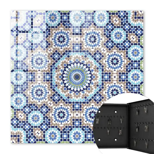 Orientalisches Mosaik in geometrischen Mustern