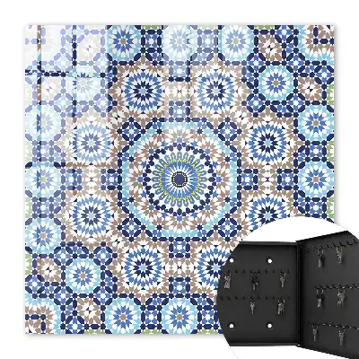 Orientalisches Mosaik in geometrischen Mustern