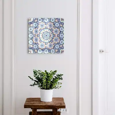 Orientalisches Mosaik in geometrischen Mustern