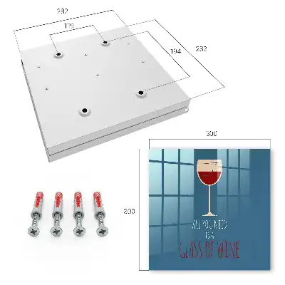 Glas Wein mit inspirierender Inschrift