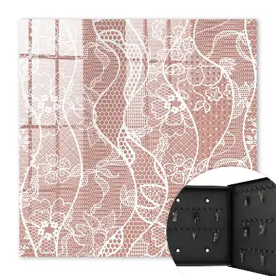 Elegante Spitze mit floralen Motiven
