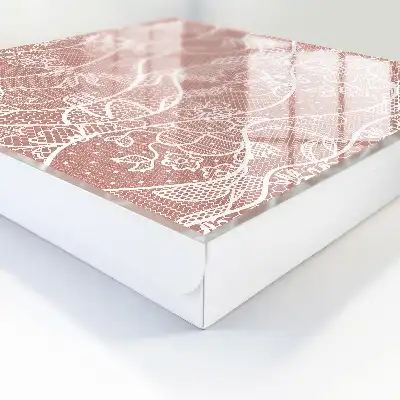 Elegante Spitze mit floralen Motiven