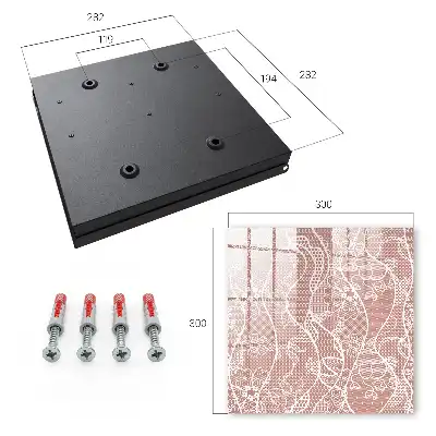 Elegante Spitze mit floralen Motiven