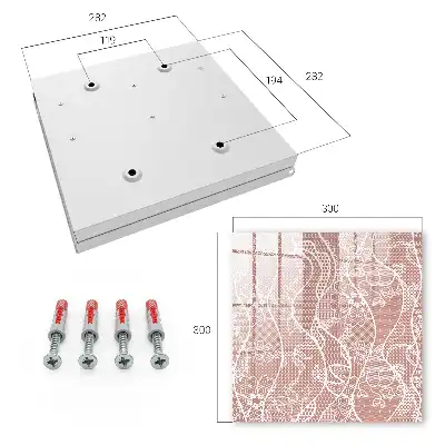 Elegante Spitze mit floralen Motiven