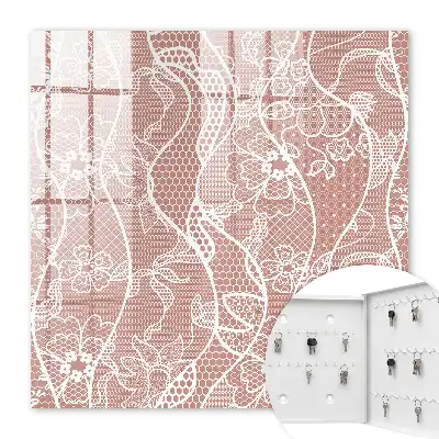 Elegante Spitze mit floralen Motiven