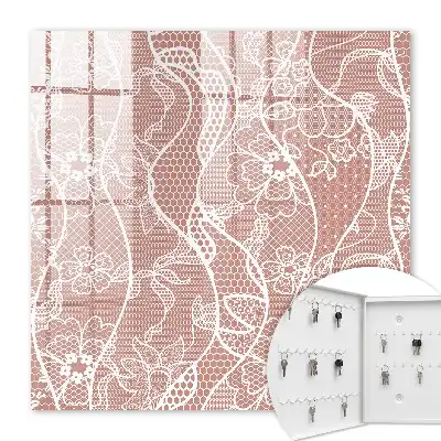 Elegante Spitze mit floralen Motiven