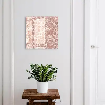 Elegante Spitze mit floralen Motiven