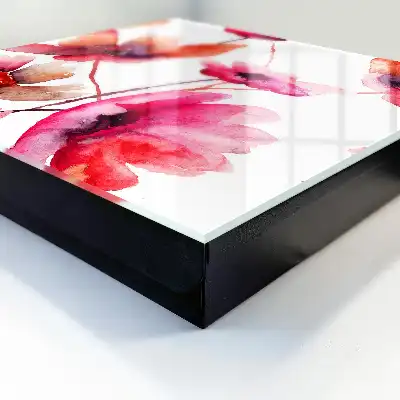 Aquarellblumen, zarte Farben