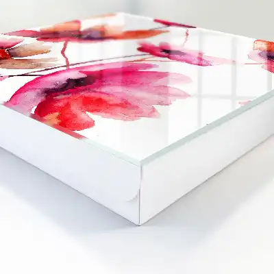 Aquarellblumen, zarte Farben