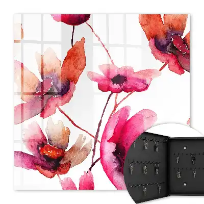 Aquarellblumen, zarte Farben