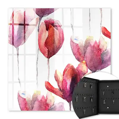 Tulpen in Rot und Rosa