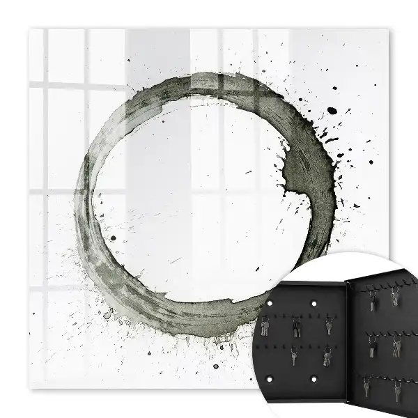 Zen-Kreis der Farbspritzer