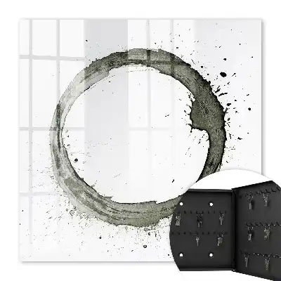 Zen-Kreis der Farbspritzer