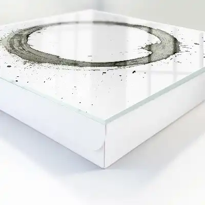 Zen-Kreis der Farbspritzer