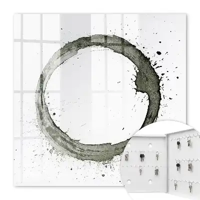 Zen-Kreis der Farbspritzer