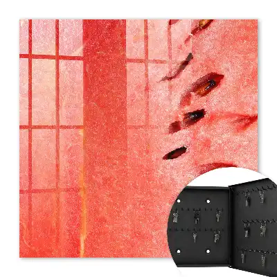 Saftige Wassermelone mit Kernen